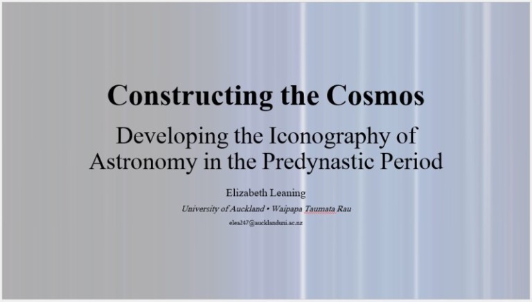 vp2023 constructing cosmos