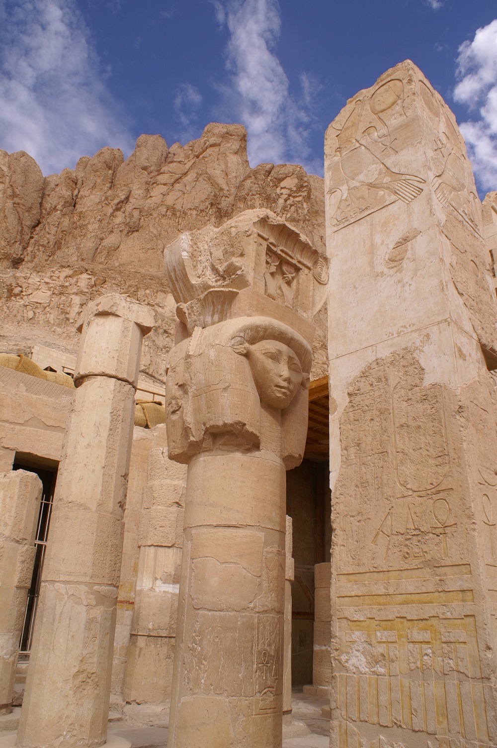 Hathor columns
